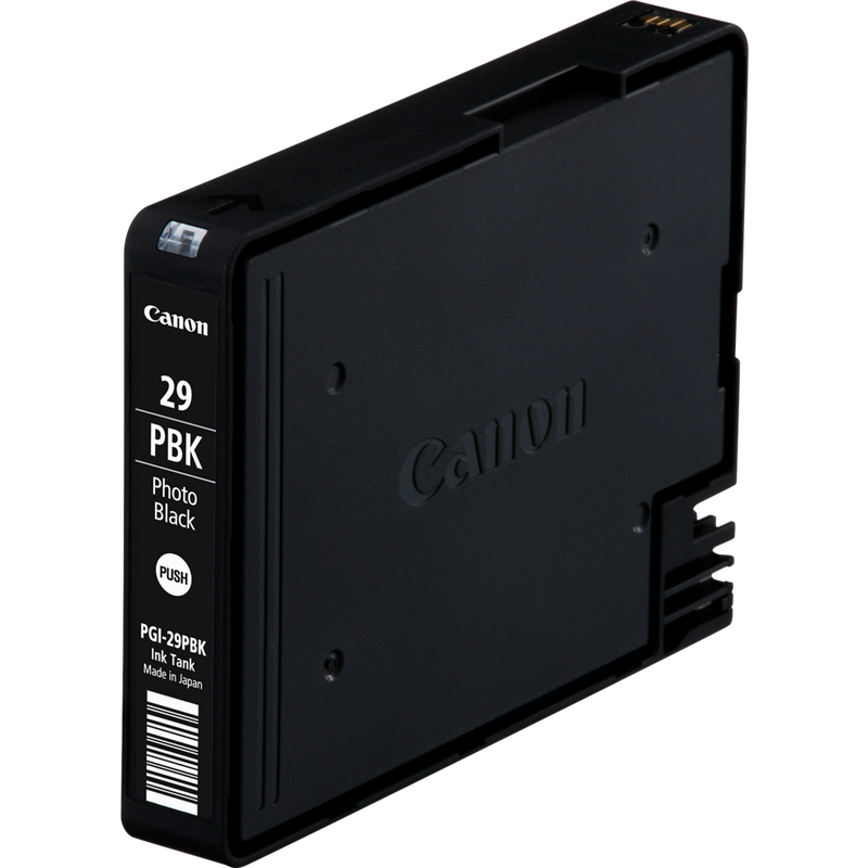 Canon PGI-29PBK Tinte Foto-Schwarz Produkt Ansicht der Patrone von rechts
