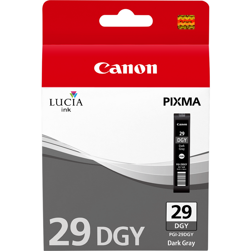 Canon PGI-29DGY Tinte Dunkelgrau Produkt Vorderansicht