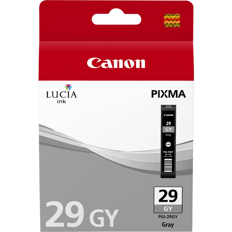 Canon PGI-29GY Tinte Grau Produkt Vorderansicht