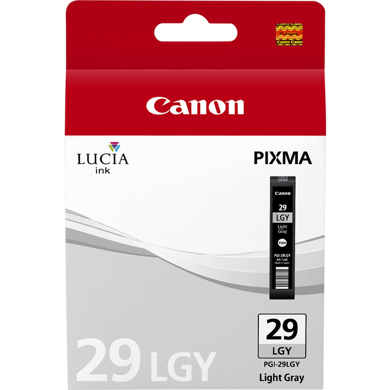 Canon PGI-29LGY Tinte Hellgrau Produkt Vorderansicht