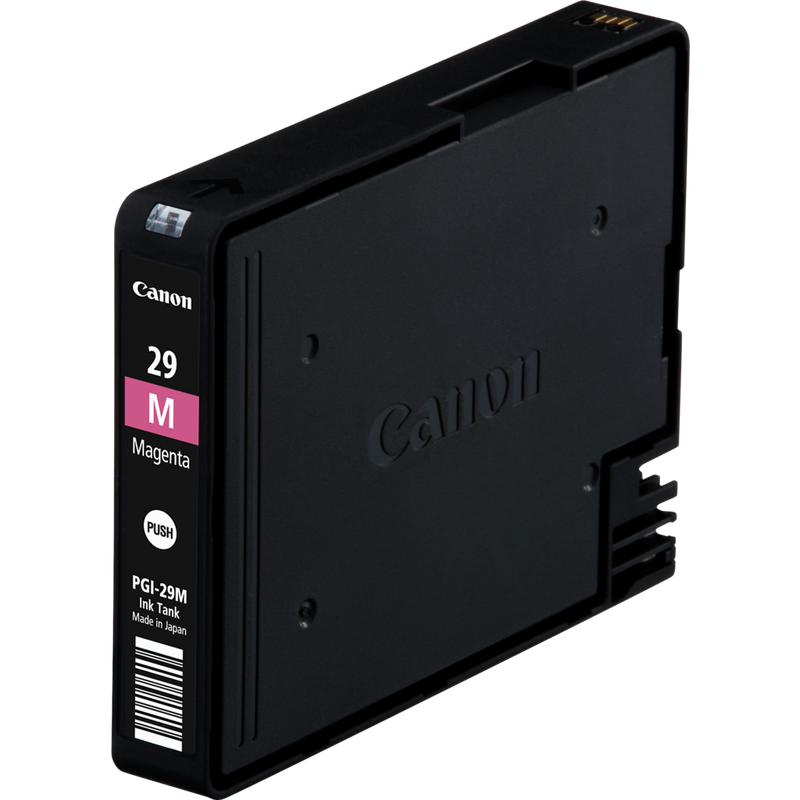 Tinte Canon PGI-29M Magenta Produkt Ansicht der Patrone von rechts