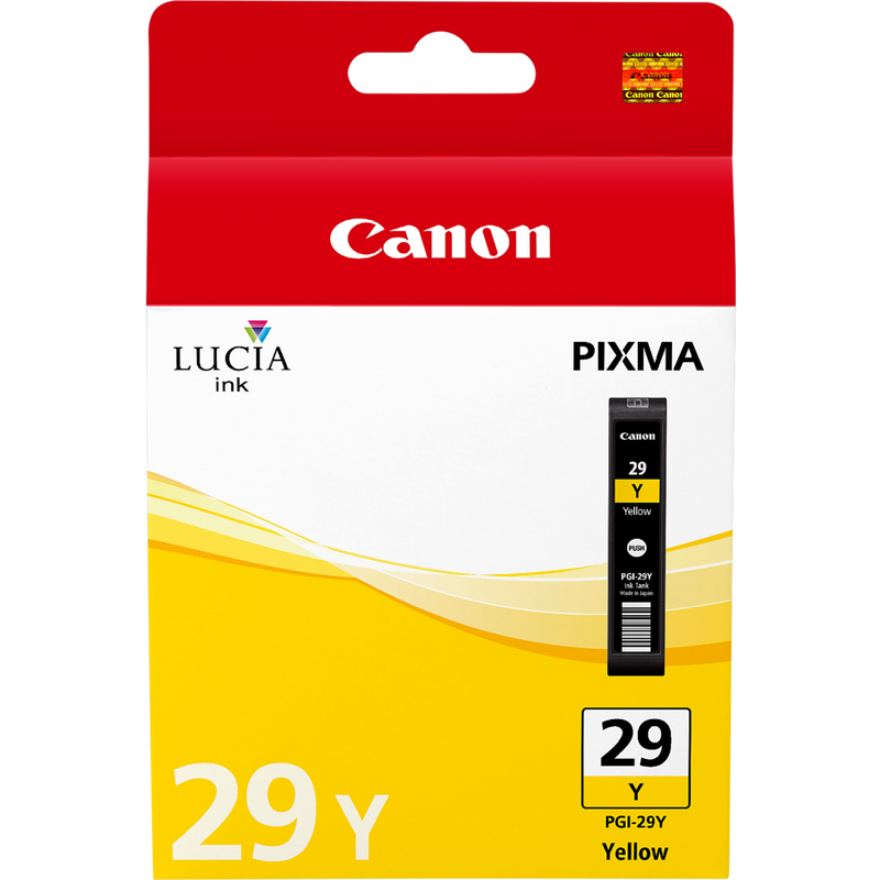 Canon PGI-29Y Tinte Gelb Produkt Vorderansicht