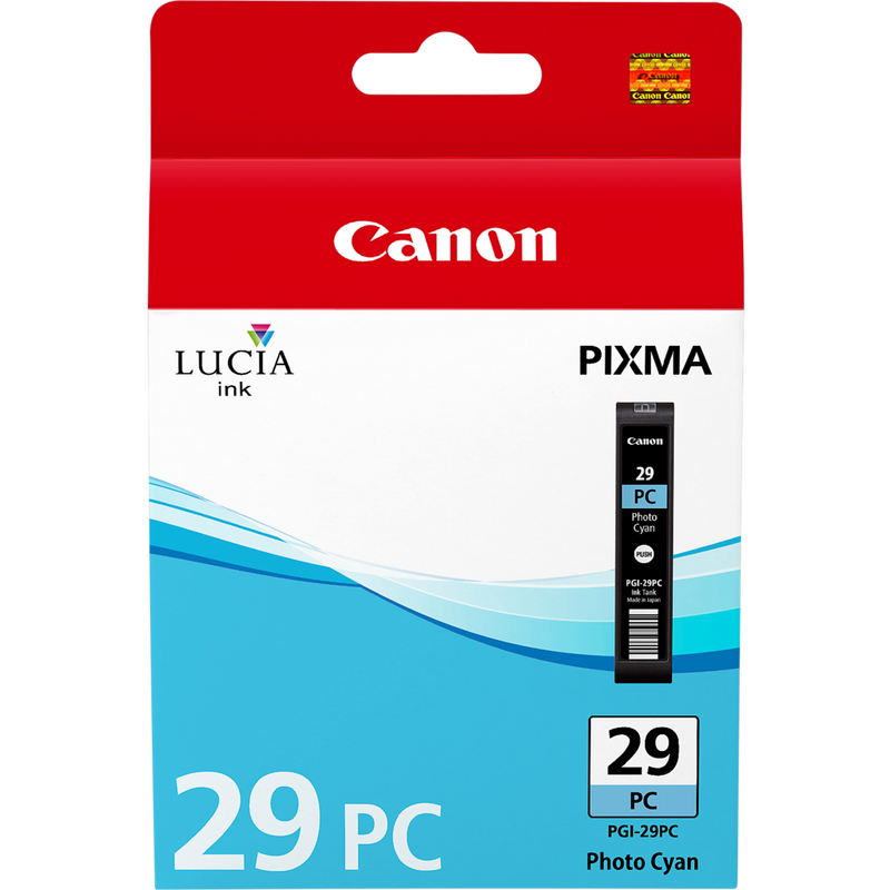 Canon PGI-29PC Tinte Foto-Cyan Produkt Vorderansicht