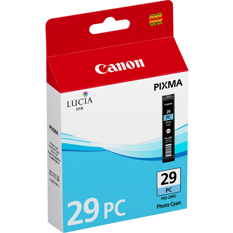 Canon PGI-29PC Tinte Foto-Cyan Produkt Ansicht von links