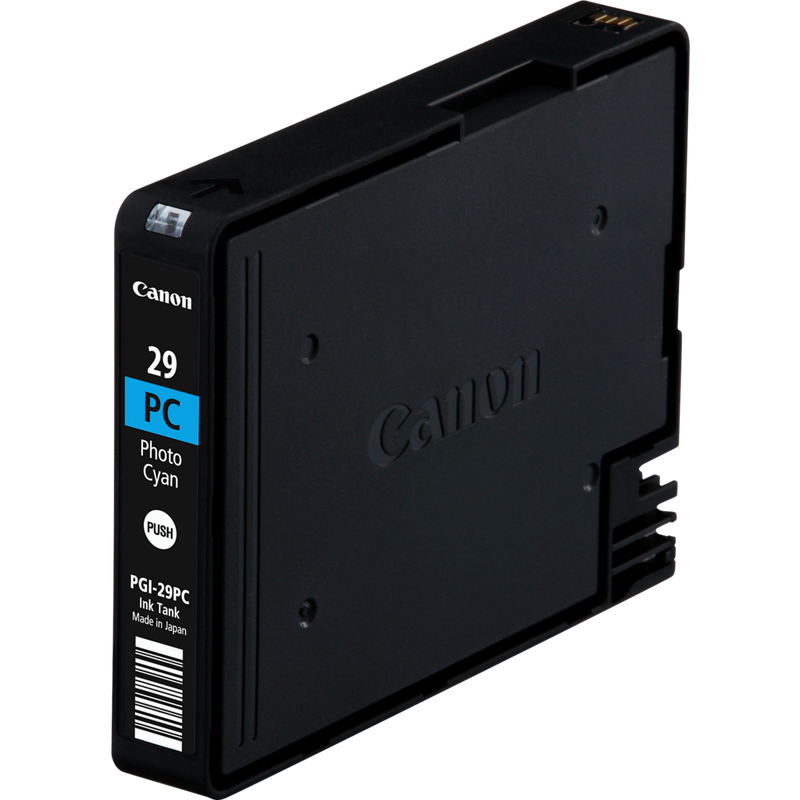 Canon PGI-29PC Tinte Foto-Cyan Produkt Ansicht der Patrone von rechts