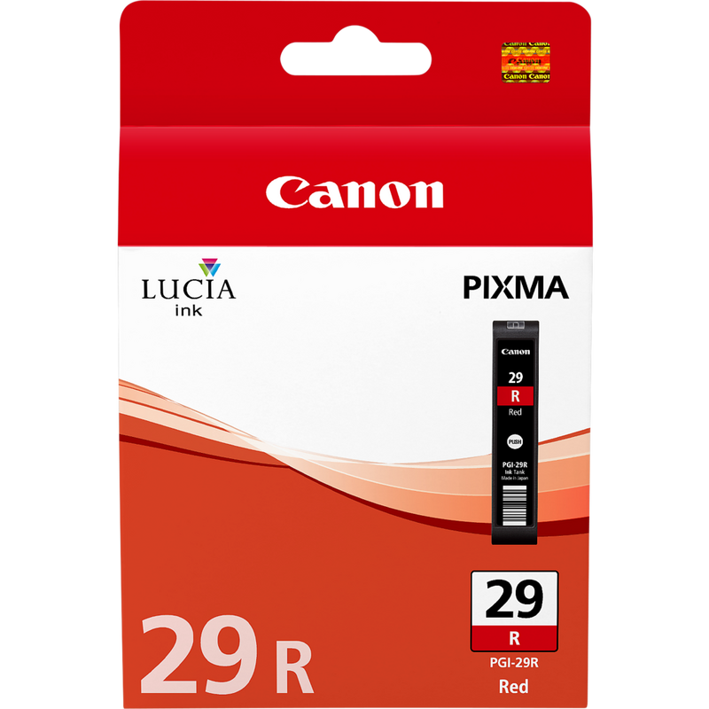 Canon PGI-29R Tinte Rot Produkt Vorderansicht
