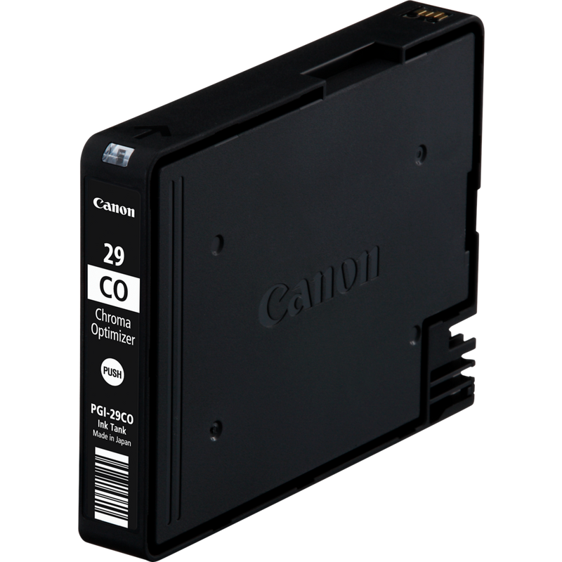 Canon PGI-29CO Klartinte (Chroma Optimiser) Produkt Ansicht der Patrone von rechts