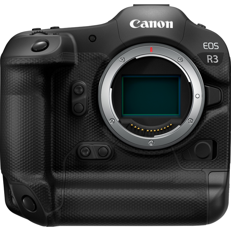 Canon EOS R3 spiegellose Kamera Gehäuse Produkt Vorderansicht
