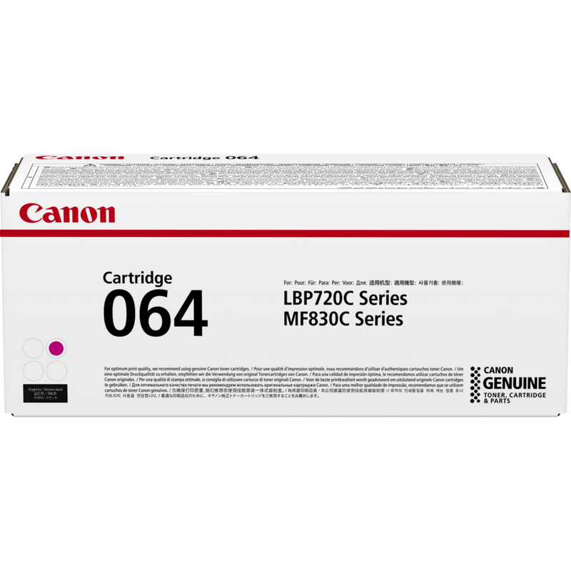 Canon 064 Magenta Toner-Cartridge Produkt Vorderansicht der Verpackung