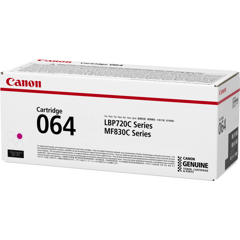 Canon 064 Magenta Toner-Cartridge Produkt Ansicht der Verpackung von rechts