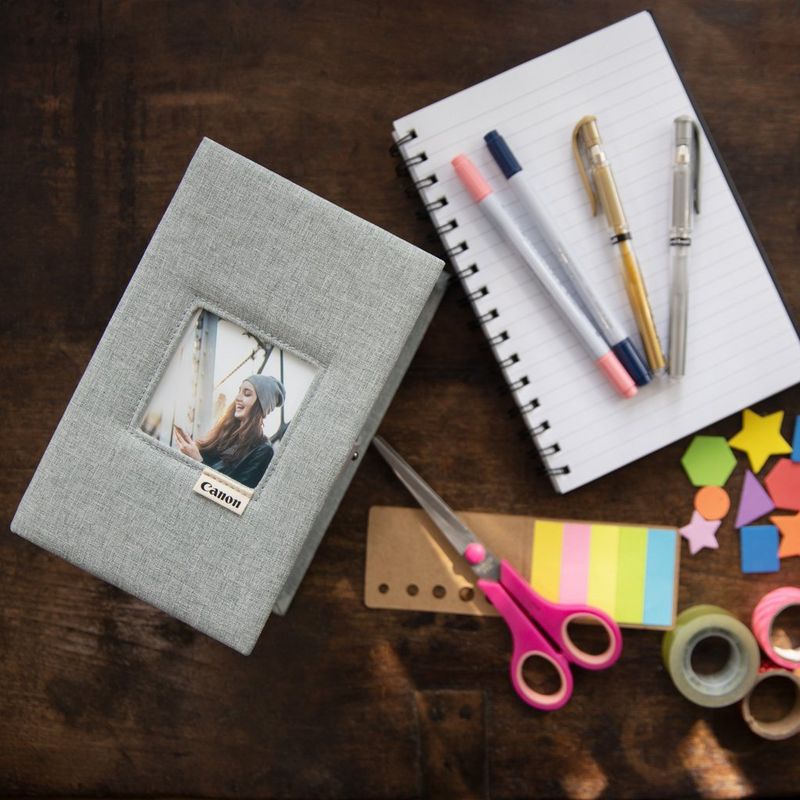 Canon Compact Photo Printer Case DCC-SP1 0 Case with diary pens and scissors