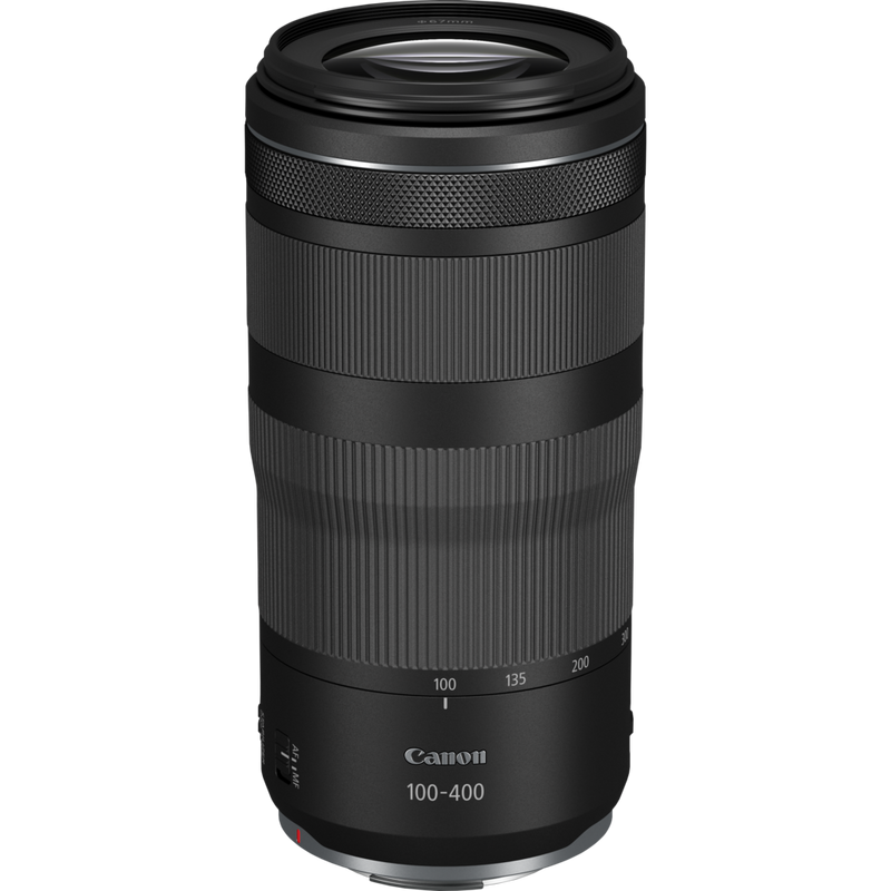 Canon RF 100-400mm F5.6-8 IS USM Objektiv Produkt Diagonale Draufsicht