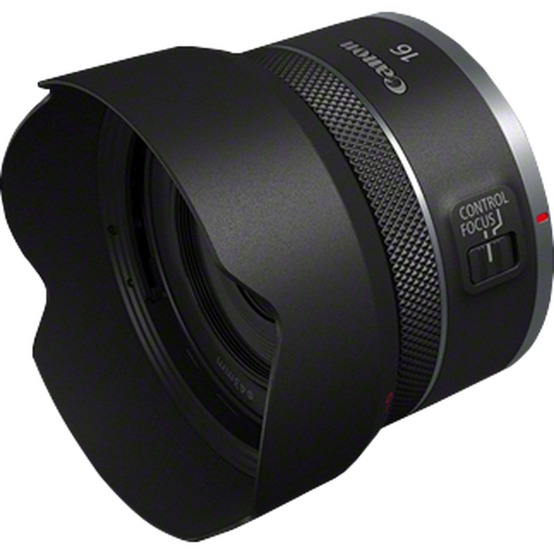 Canon EW-65C Lens Hood Product attached to a lens