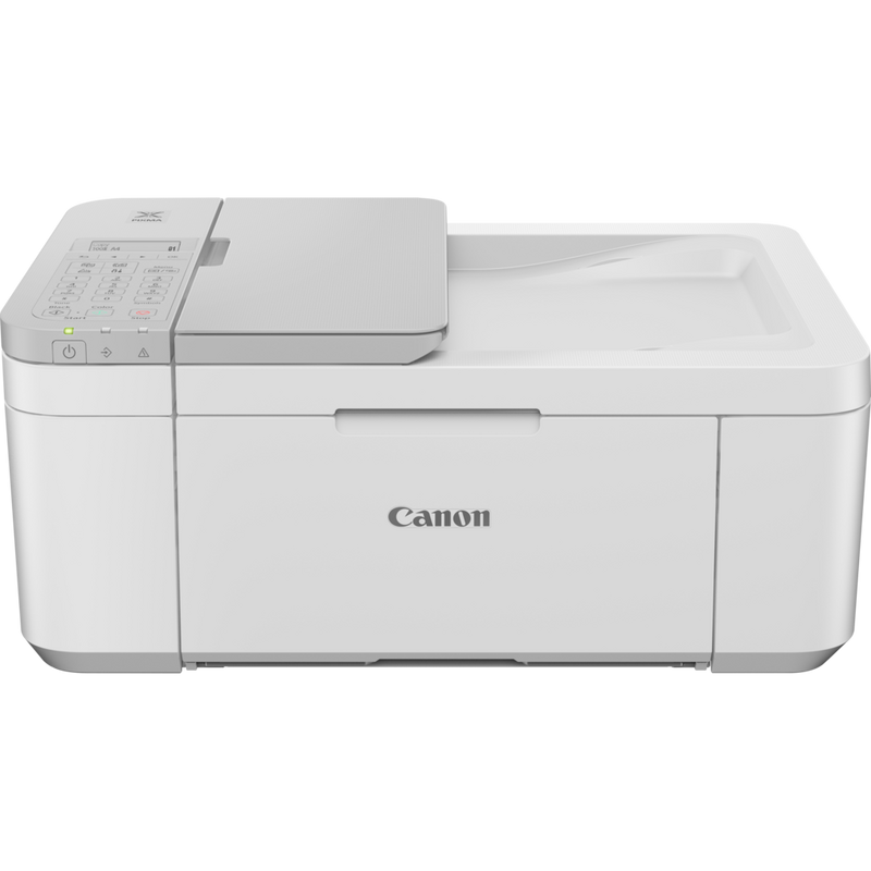 Canon PIXMA TR4756i WLAN-Farb-Multifunktionssystem Fotodrucker, Weiß/Grau Produkt Vorderansicht
