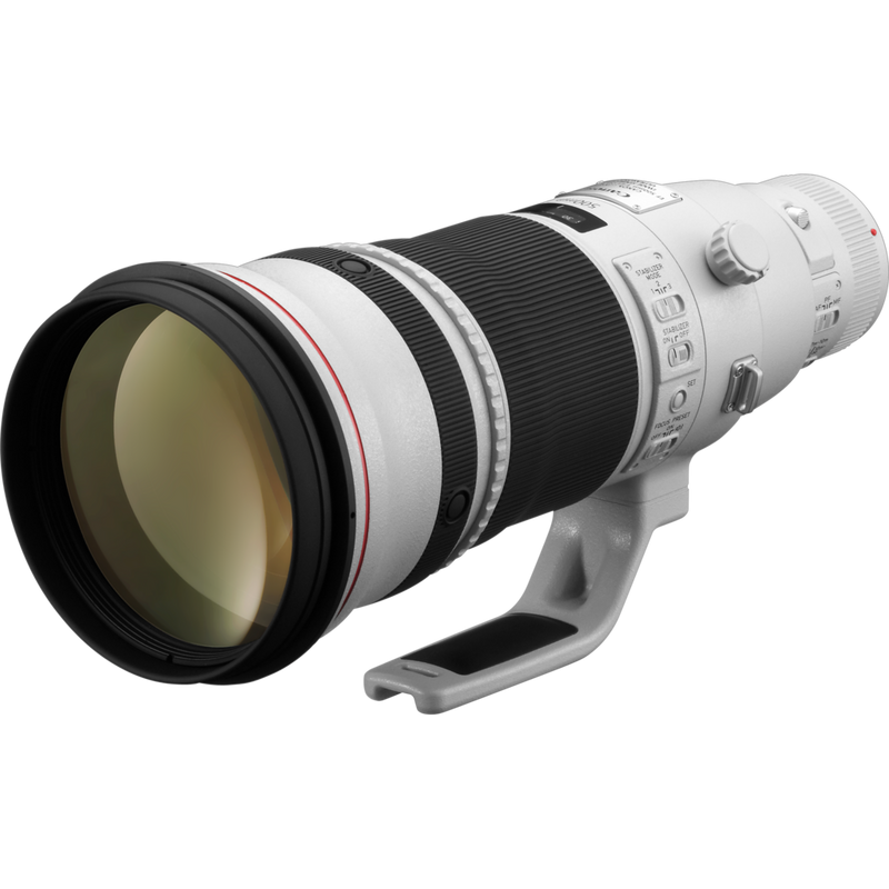 Canon EF 500mm f/4L IS II USM Objektiv Produkt Ansicht von oben