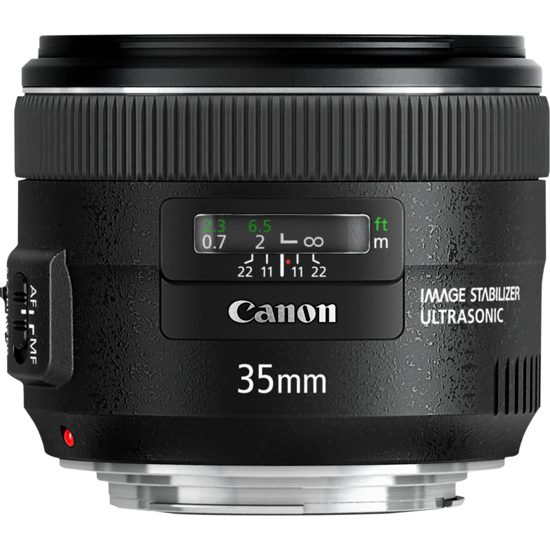 Canon EF 35mm f/2 IS USM Objektiv Produkt Vorderansicht