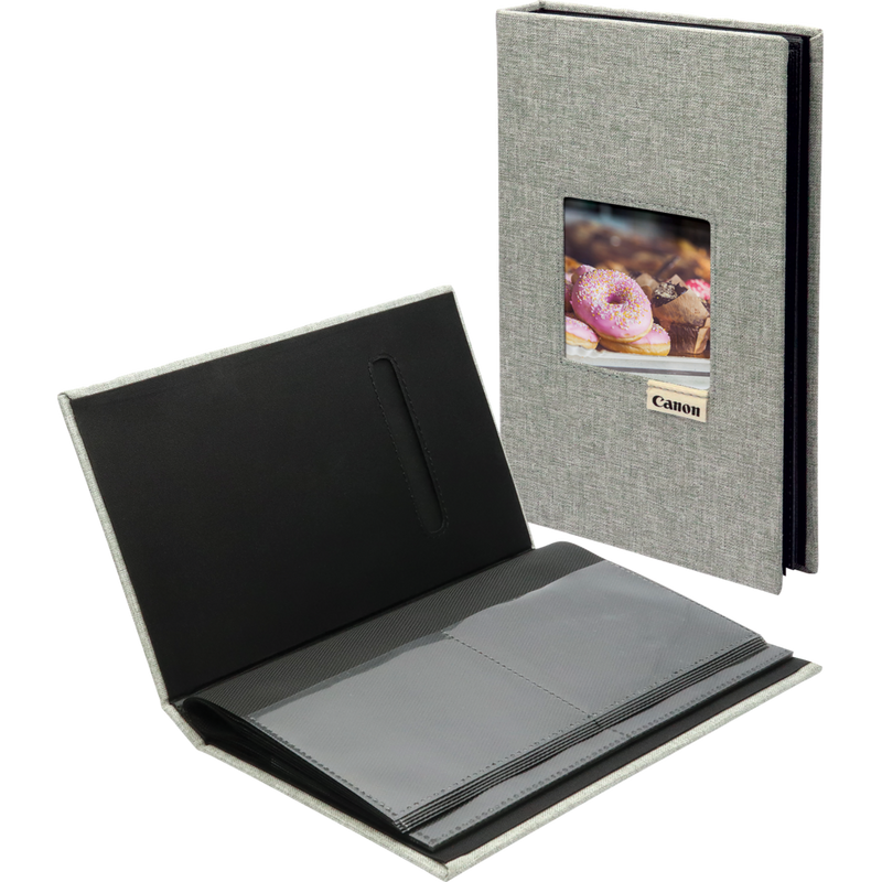 Canon Compact Printer Photo Album MC-PA005 GY Product Front and Open view