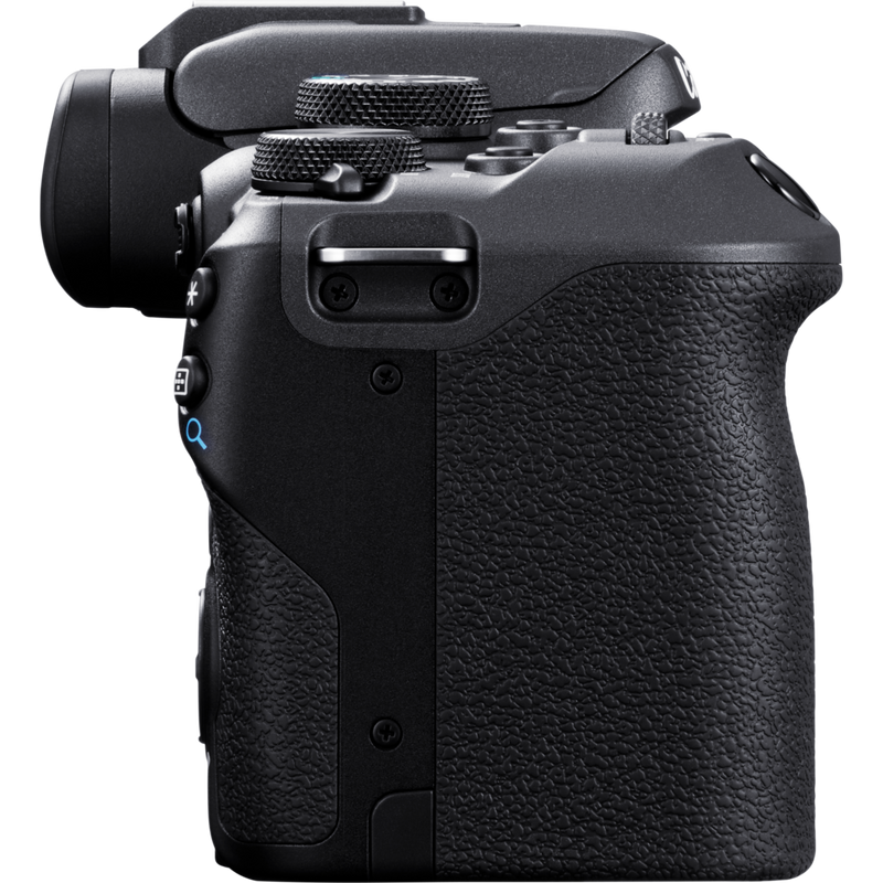 Canon EOS R10 Mirrorless Camera + RF-S 18-45mm F4.5-6.3 IS STM Lens + Backpack + SD Card + Spare Battery Product Right View