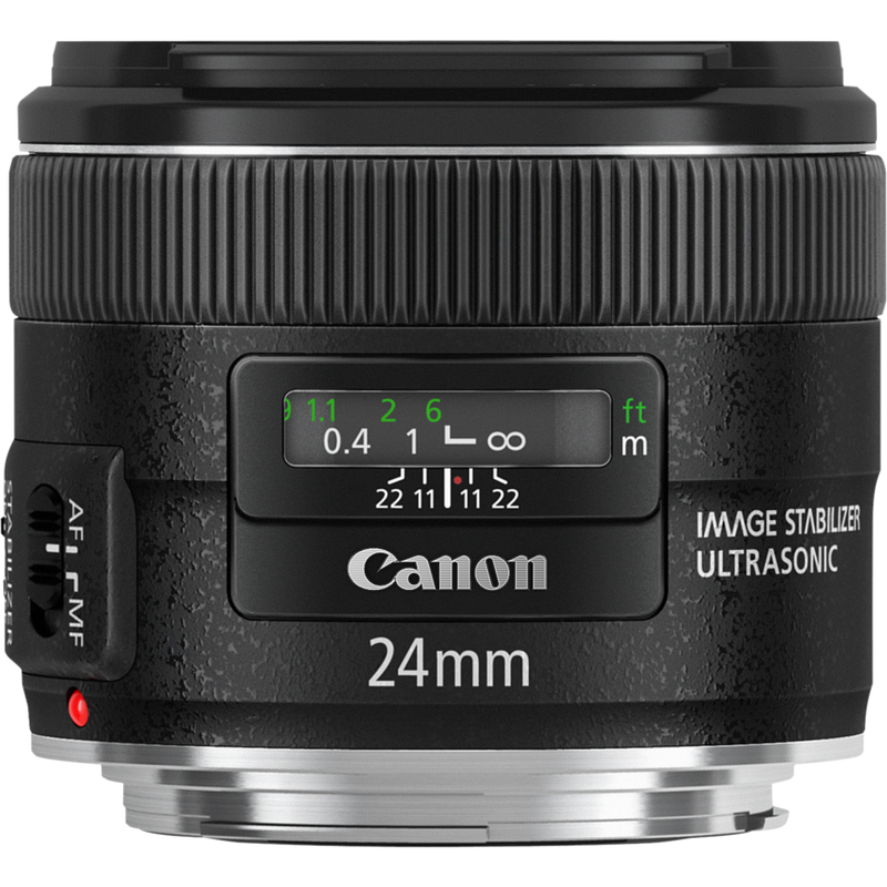 Canon EF 24mm f/2.8 IS USM Objektiv Produkt Vorderansicht