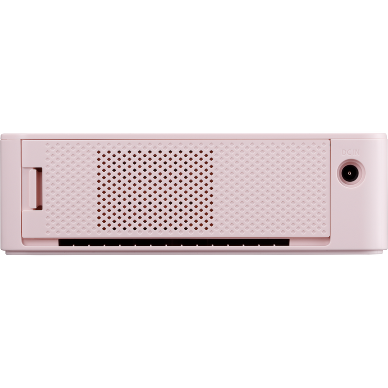 Seitenansicht mit sichtbarem DC-Port