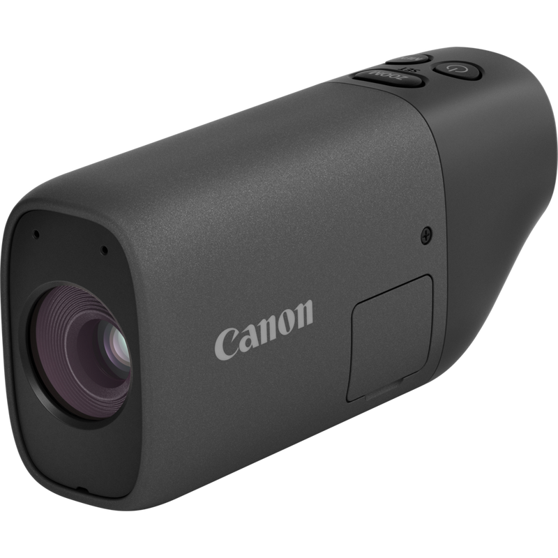 Canon PowerShot ZOOM kompakte Telezoom-Kamera im Spektiv-Stil Basis Kit, Schwarz Produkt Rückansicht