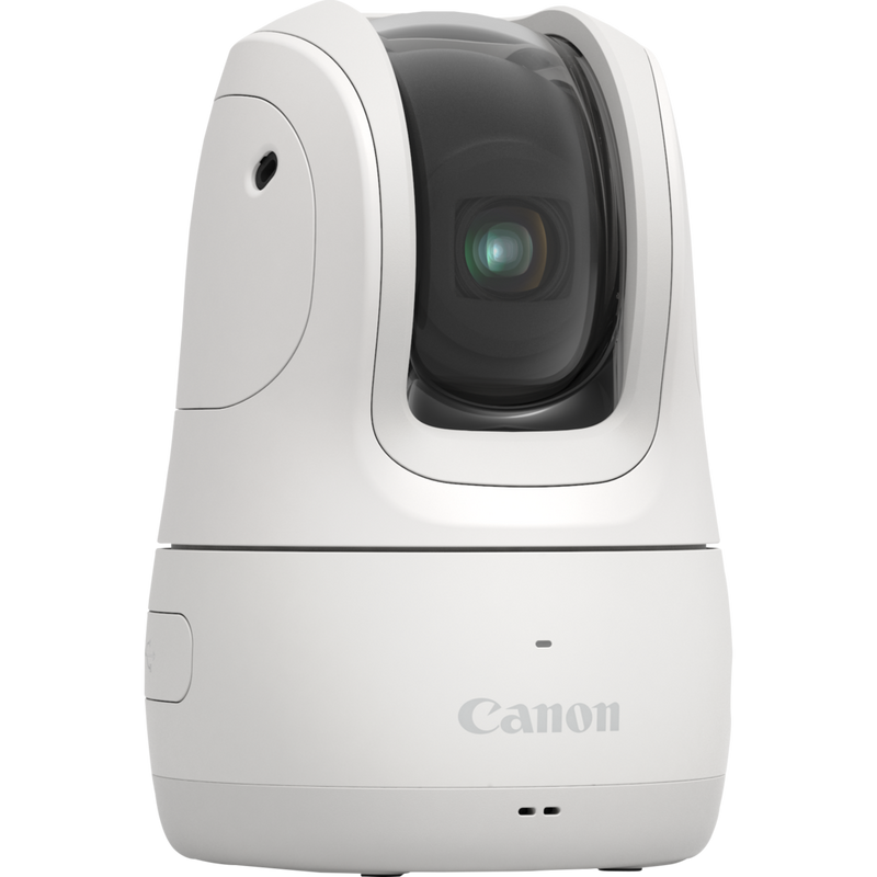 Canon PowerShot PX Kompaktkamera Basis-Kit, Weiß Produkt Ansicht von links