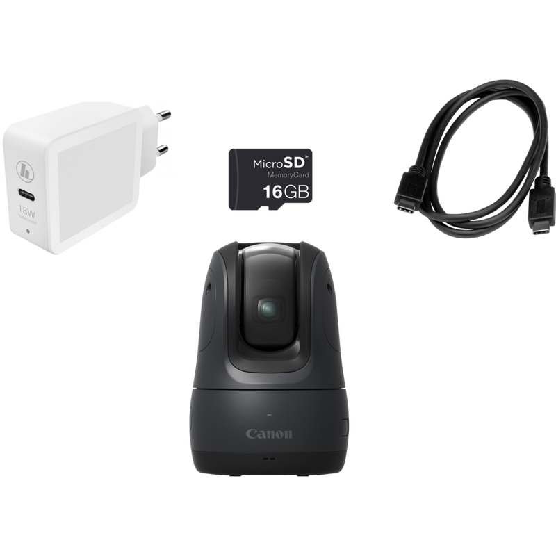 Canon PowerShot PX Kompaktkamera Basis-Kit, Schwarz Produkt Ansicht von unten