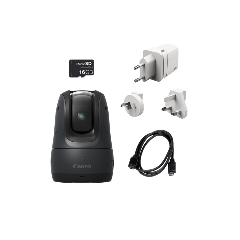 Canon PowerShot PX Kompaktkamera Basis-Kit, Schwarz Produkt Ansicht von oben