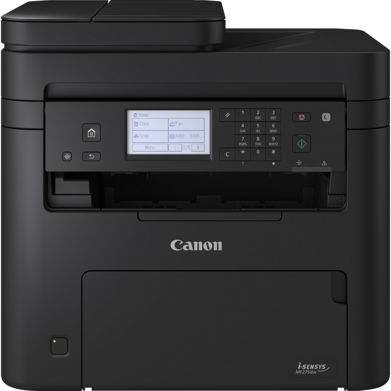 Canon i-SENSYS MF275dw Schwarzweiß-Laser-Multifunktionssystem, Vorderansicht des Produkts
