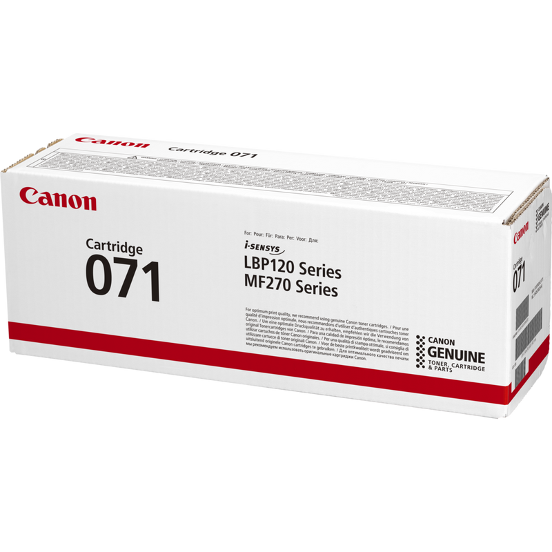Canon 071 Tonerpatrone Schwarz Produkt Ansicht von rechts