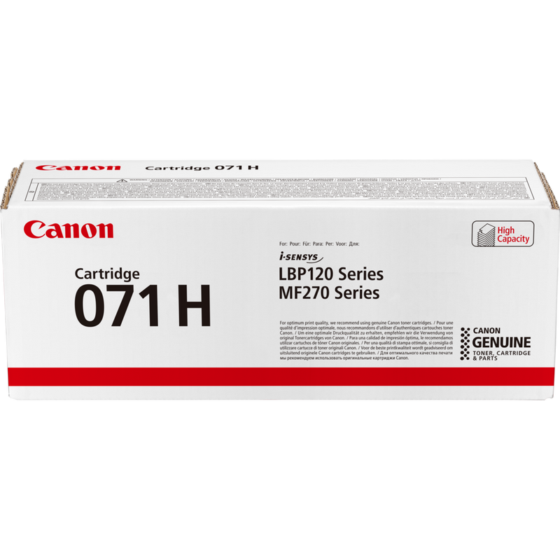 Canon 071H Tonerpatrone Schwarz Produkt Vorderansicht