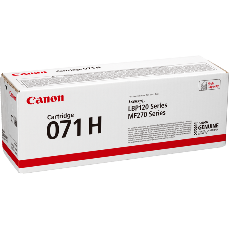 Canon 071H Tonerpatrone Schwarz Produkt Ansicht von links