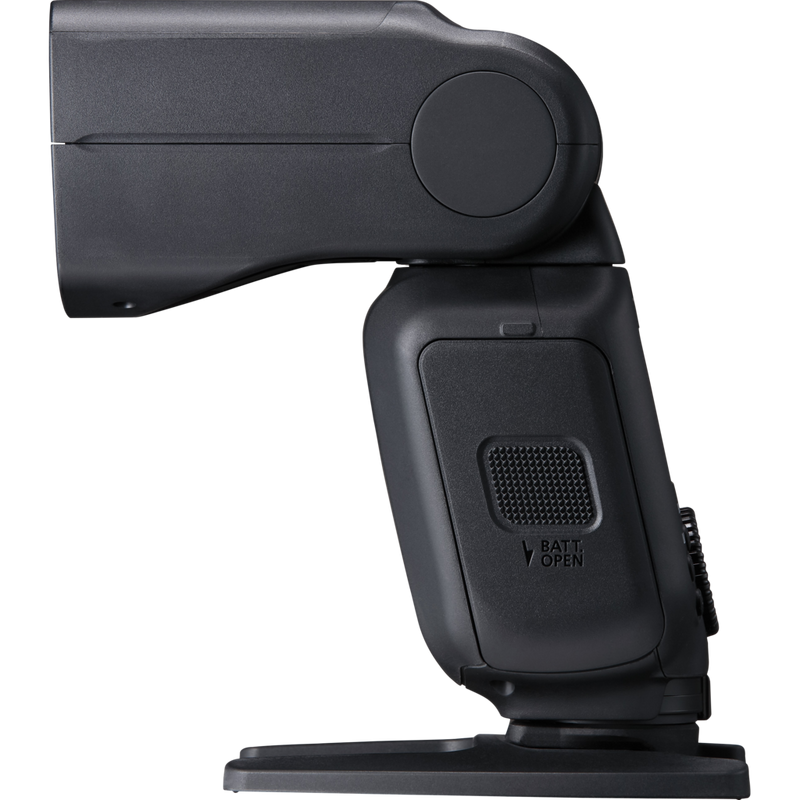 Ansicht von links mit Akkufach