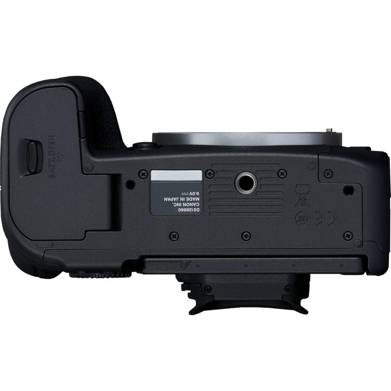 Canon EOS R6 Mark II Mirrorless Camera Produkt Ansicht von unten