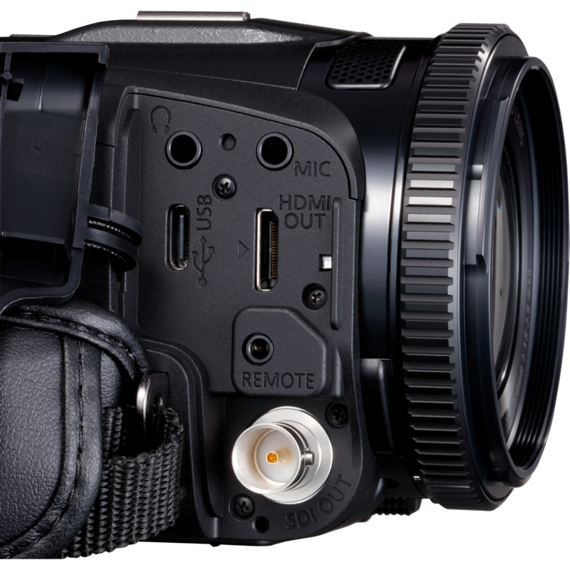 Seitenansicht mit Ports