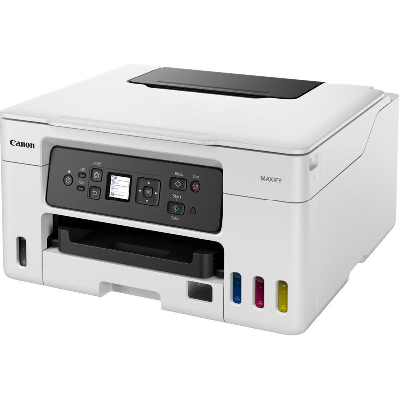 Canon MAXIFY GX3050 MegaTank 3-in-1 Tintenstrahl-Multifunktionssystem mit nachfüllbaren Tintentanks und WLAN Produkt Ansicht von rechts