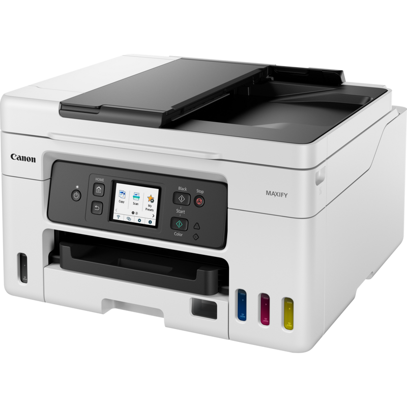 Canon MAXIFY GX4050 MegaTank Farb-Tintenstrahl-Multifunktionssystem mit WLAN und nachfüllbaren Tintentanks Produkt Ansicht von rechts