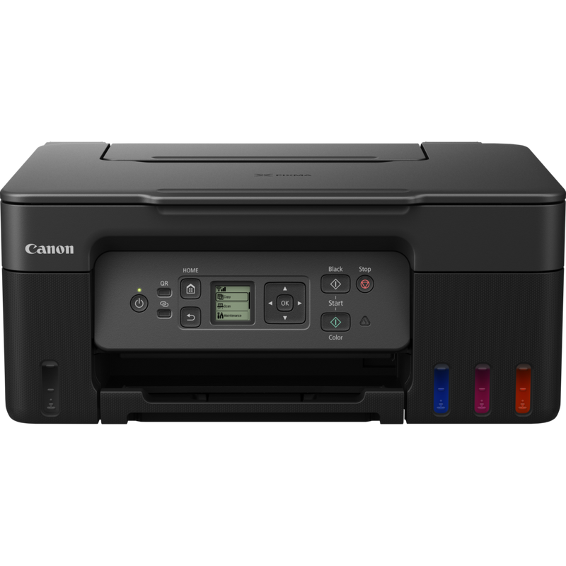 Canon PIXMA G3570 WLAN 3-in-1 MegaTank Farb-Multifunktionssystem mit nachfüllbaren Tintentanks , Schwarz Produkt Vorderansicht