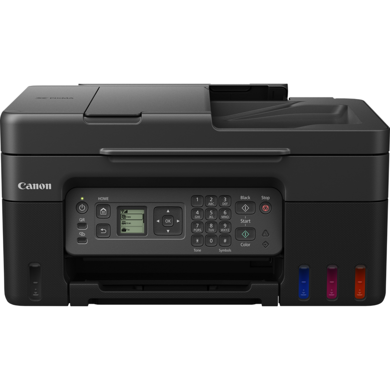 Canon PIXMA G4570 MegaTank Farb-Tintenstrahl-Multifunktionssystem mit WLAN und nachfüllbaren Tinten Produkt Vorderansicht