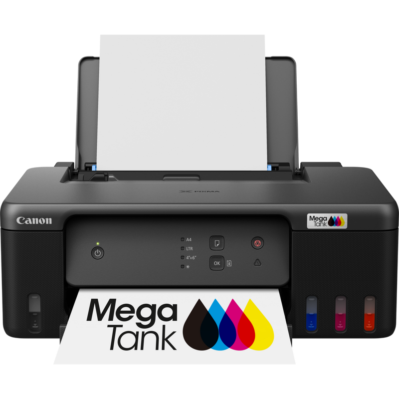 Canon PIXMA G1530 MegaTank Farbdrucker mit nachfüllbaren Tintenbehältern Produkt Vorderansicht