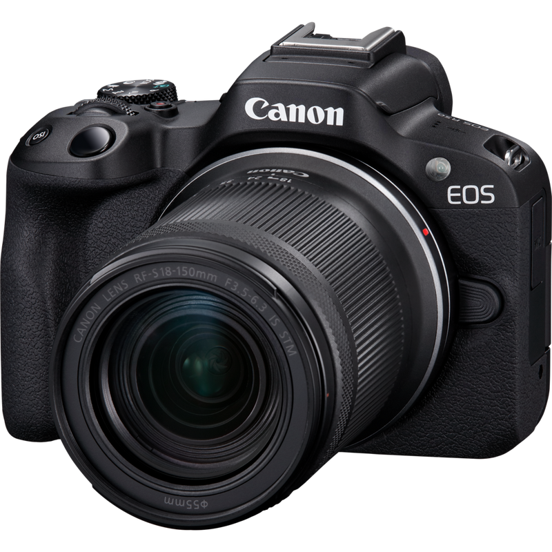 Schrägansicht von vorne links mit Objektiv