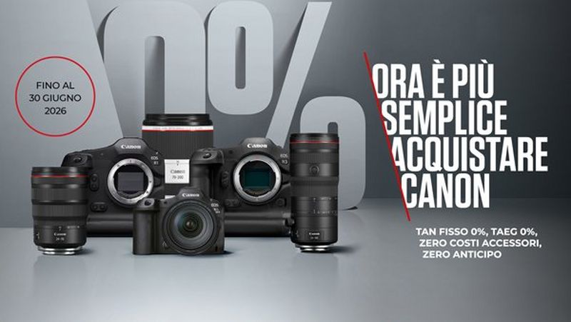 Ora è più semplice acquistare Canon!