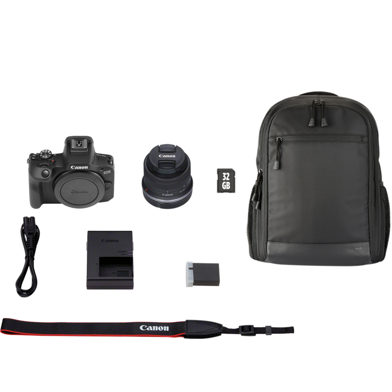 Canon EOS R100 spiegelloses Kamera Produkte Lieferumfang