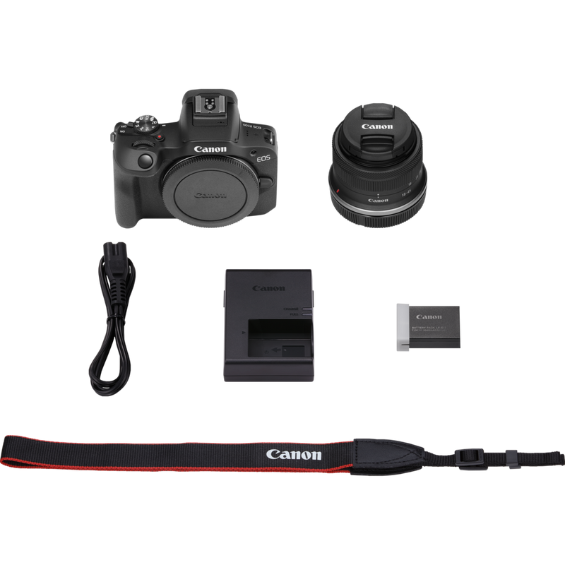 Canon EOS R100 spiegelloses Kamera Produkt Lieferumfang