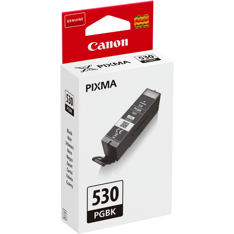 Canon PGI-530PGBK Black Ink Cartridge Product Front angled view