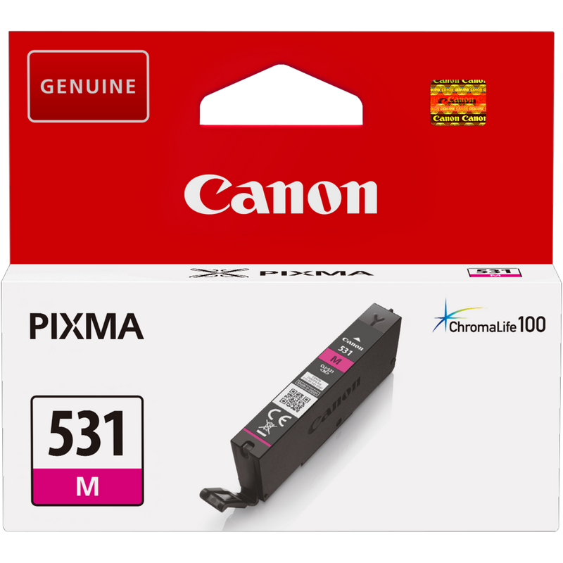 Canon CLI-531M Magenta Ink Cartridge Product Front view