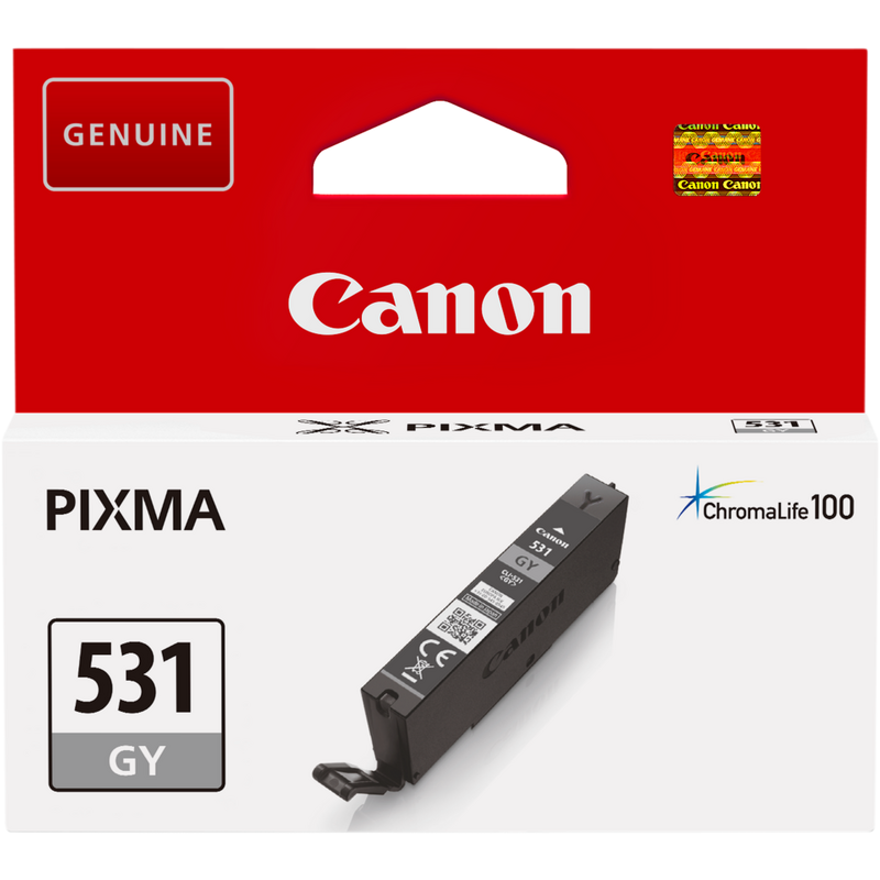 Canon CLI-531GY Grey Ink Cartridge Product Front view