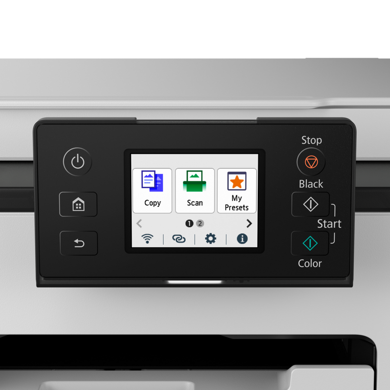 Einstellbarer Touchscreen mit Optionen für die individuelle Anpassung