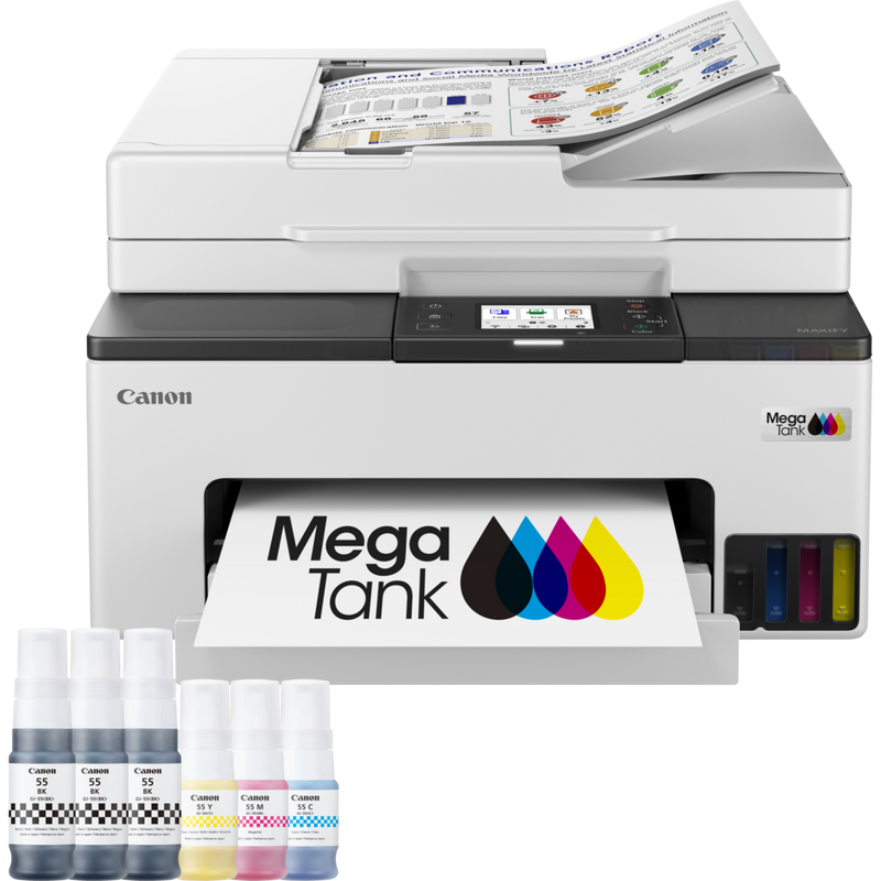 Canon MAXIFY GX2050 Wireless Colour All-in-One Refillable MegaTank Inkjet Printer Product Front view