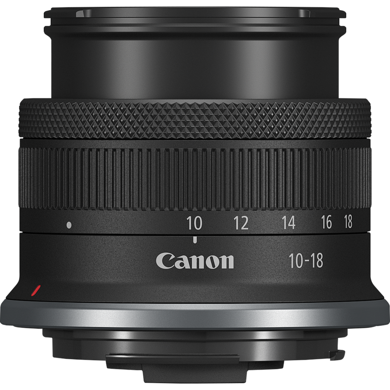 Canon RF-S 10-18mm F4.5-6.3 IS STM Objektiv Produkt: Vorderansicht, erweitert